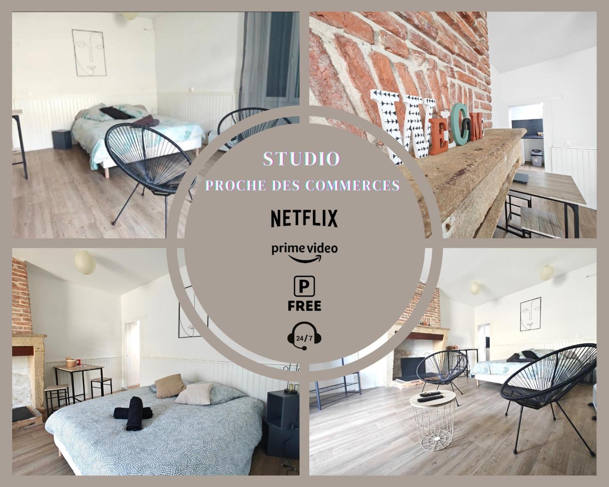 Studio Entier Proche Des Commerces - 1 A 2 Pers - Langon  Buitenkant foto